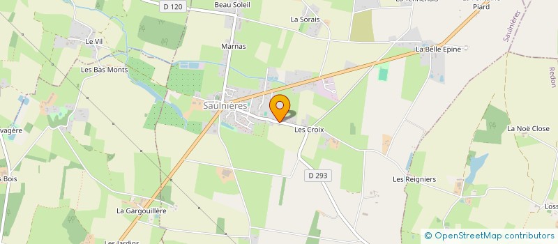 localisation de l'entreprise CHRILAUD à SAULNIERES