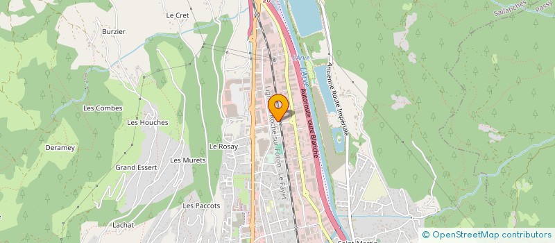 localisation de l'entreprise CHRILLAUME à SALLANCHES