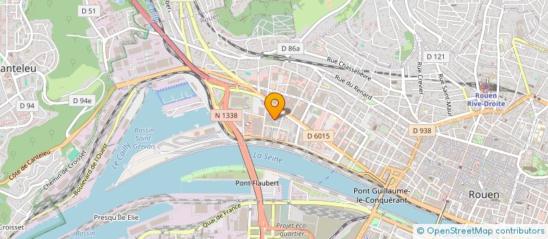 localisation de l'entreprise CHRIMA à ROUEN