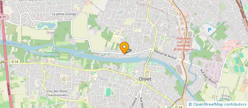 localisation de l'entreprise CHRIMALEX à OLIVET