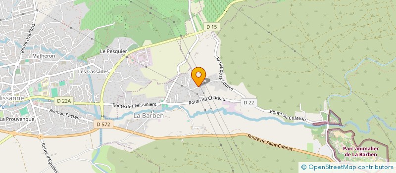 localisation de l'entreprise CHRIMAT  LA BARBEN