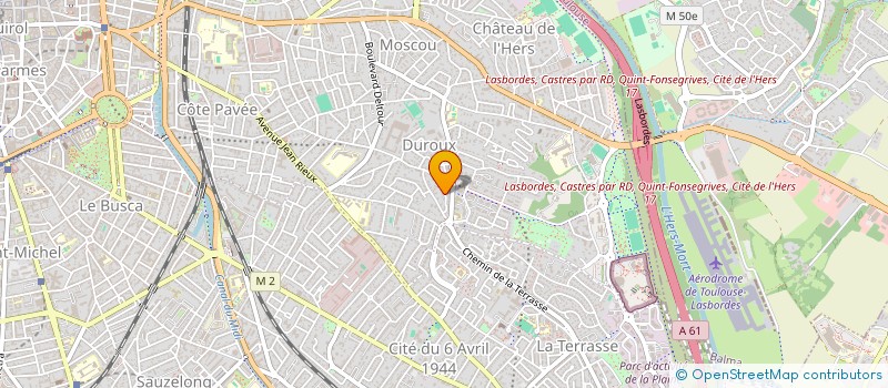 localisation de l'entreprise CHRINAMAX à TOULOUSE