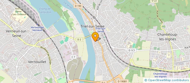 localisation de l'entreprise CHRINAROLIA  TRIEL-SUR-SEINE
