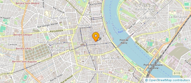 localisation de l'entreprise CHRINNE  BORDEAUX