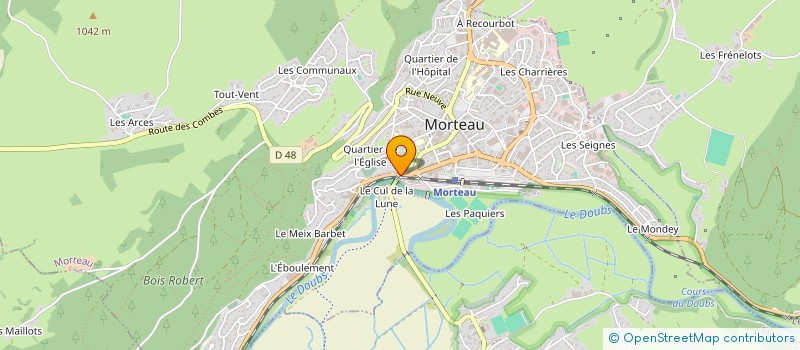 localisation de l'entreprise CHRINO  MORTEAU