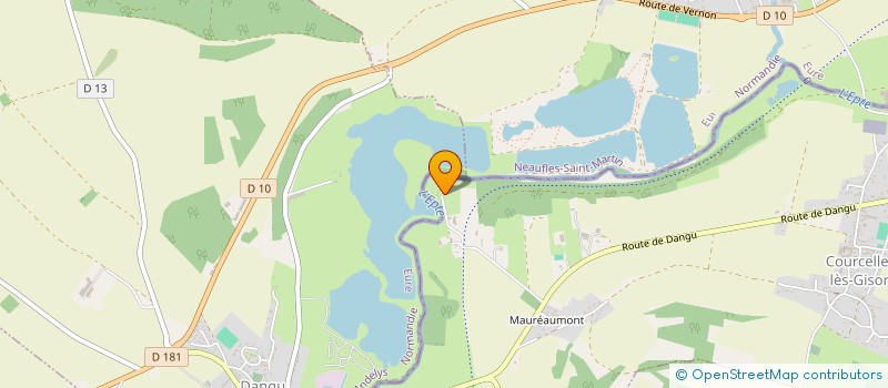 localisation de l'entreprise CHRIPAULICE  COURCELLES-LES-GISORS