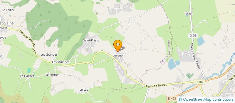 localisation de l'entreprise CHRIPHI  BOISSET-SAINT-PRIEST