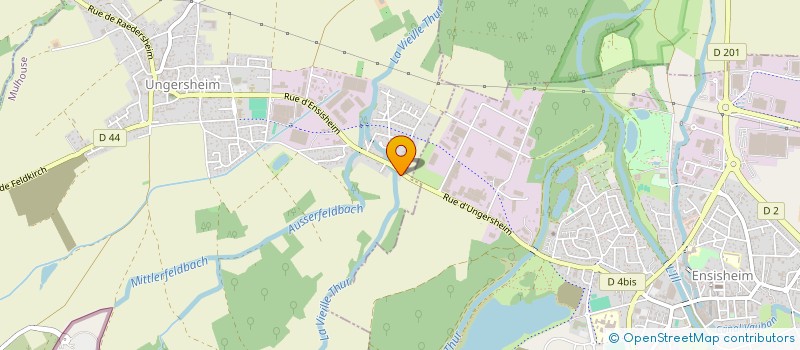 localisation de l'entreprise CHRIS  UNGERSHEIM