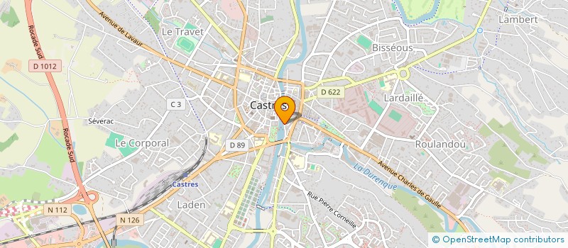 localisation de l'entreprise CHRIS  CASTRES