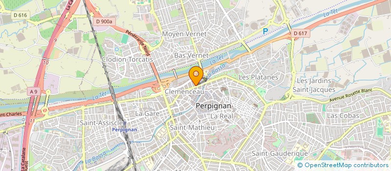 localisation de l'entreprise CHRIS  PERPIGNAN