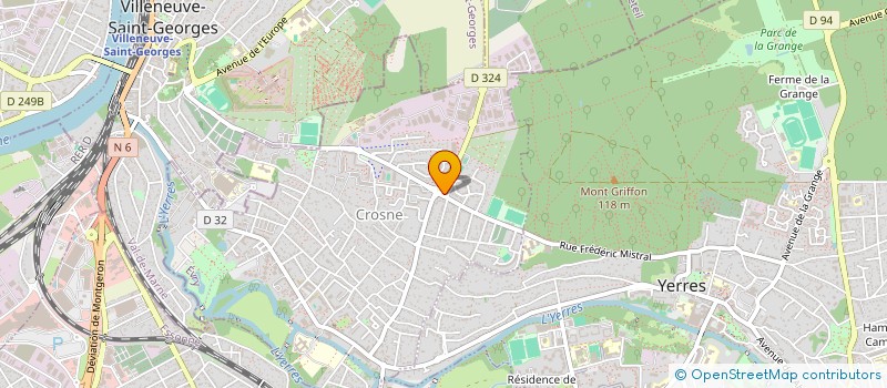 localisation de l'entreprise CHRIS  CROSNE