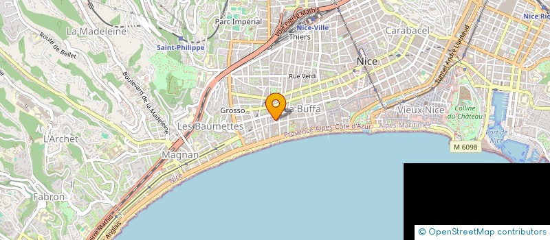 localisation de l'entreprise CHRIS à NICE