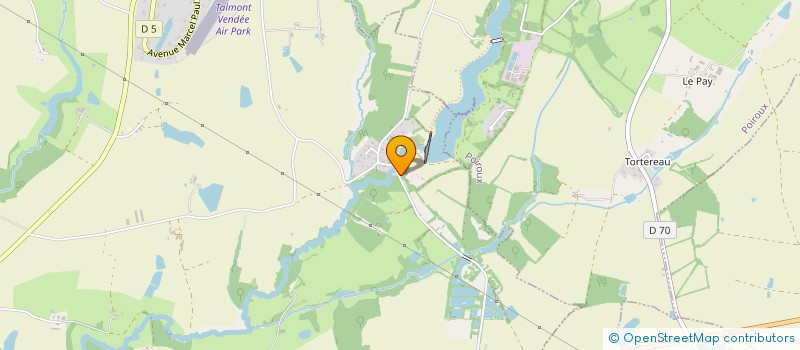 localisation de l'entreprise CHRIS  TALMONT-SAINT-HILAIRE