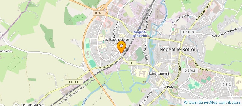 localisation de l'entreprise CHRIS ALFRED FOUNDATION à NOGENT-LE-ROTROU