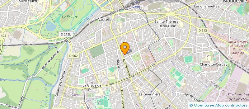 localisation de l'entreprise CHRIS'AUTO à CAEN