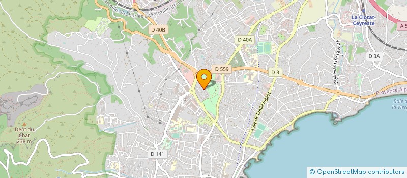 localisation de l'entreprise CHRIS AUTO SPORT  LA CIOTAT