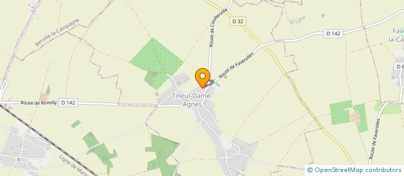 localisation de l'entreprise CHRIS BERLINE  TILLEUL-DAME-AGNES