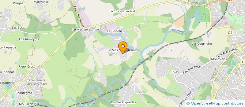 localisation de l'entreprise CHRIS-CARO-RUIZ à ISLE