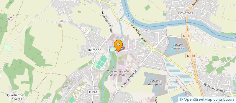 localisation de l'entreprise CHRIS-CARS  CHAVANOZ