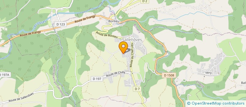 localisation de l'entreprise CHRIS & CO  SALLENOVES