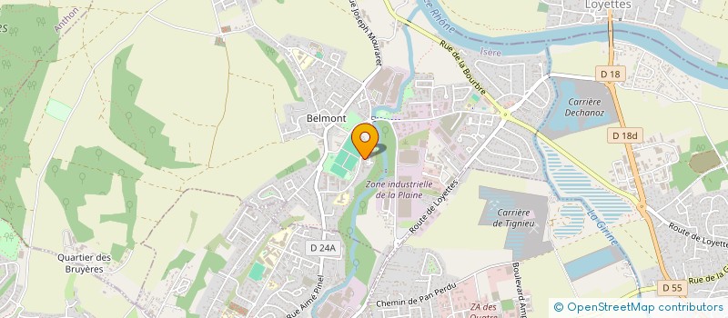 localisation de l'entreprise CHRIS COMPANY  CHAVANOZ