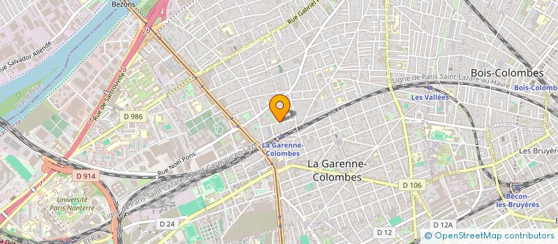 localisation de l'entreprise CHRIS CONSULTING  COLOMBES