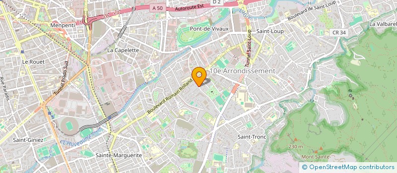 localisation de l'entreprise CHRIS COSMETIQUES à MARSEILLE