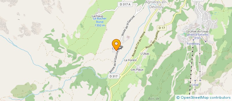 localisation de l'entreprise CHRIS DEVOLUY  DEVOLUY