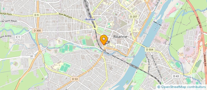 localisation de l'entreprise CHRIS ET VERO  ROANNE