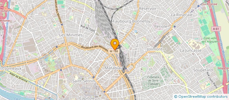 localisation de l'entreprise CHRIS'EVASION à TOULOUSE