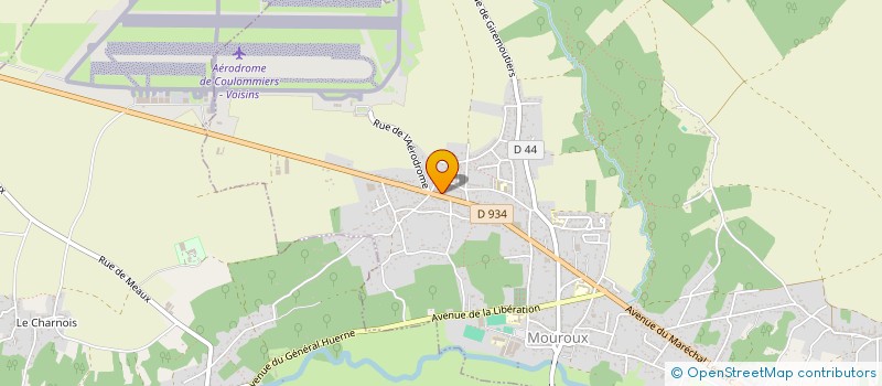 localisation de l'entreprise CHRIS EVENTS  MOUROUX