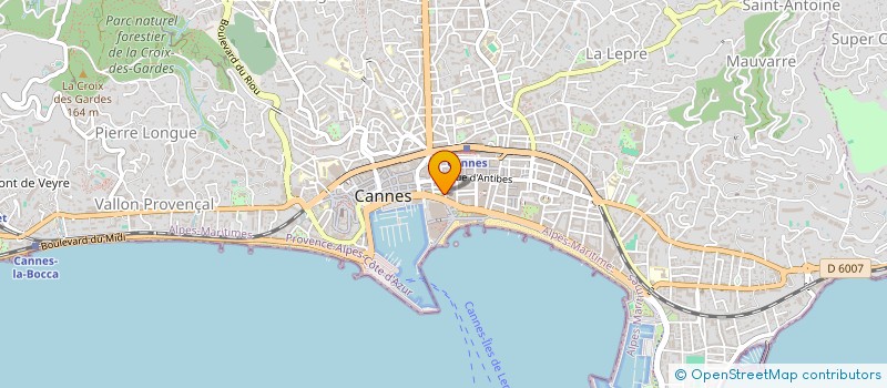 localisation de l'entreprise CHRIS & FLO à CANNES