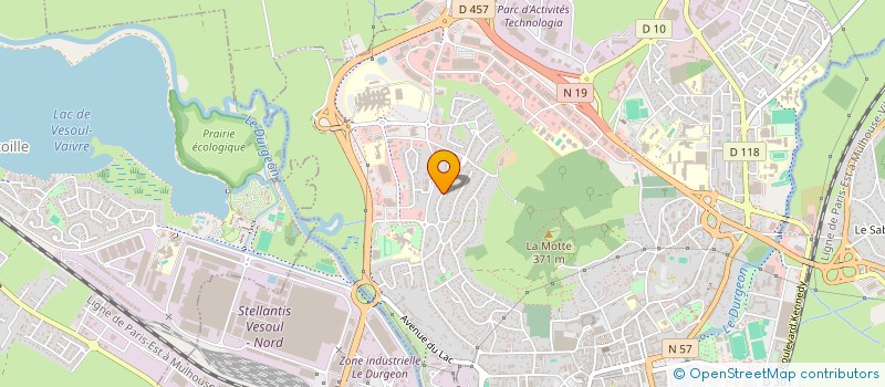 localisation de l'entreprise CHRIS FUSION  VESOUL