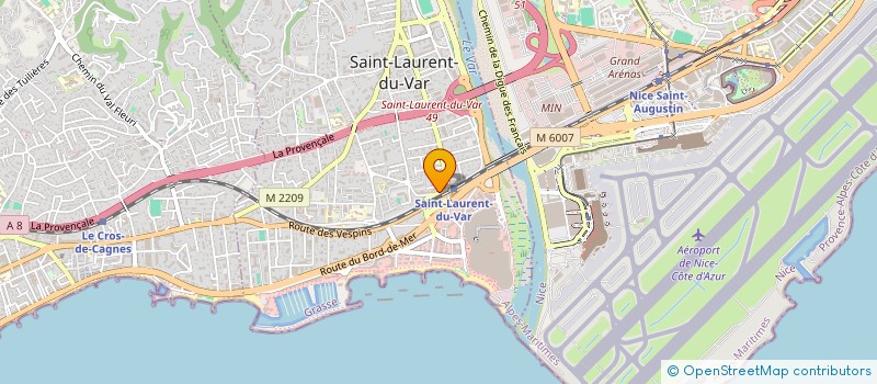 localisation de l'entreprise CHRIS GALFA  SAINT-LAURENT-DU-VAR