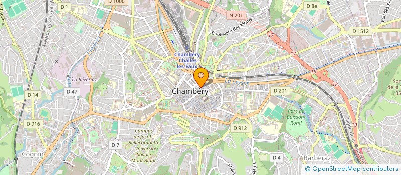 localisation de l'entreprise CHRIS HOLDING  CHAMBERY