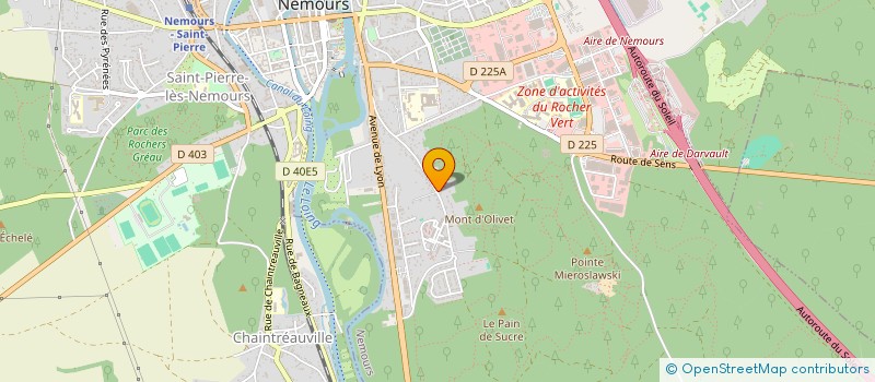 localisation de l'entreprise CHRIS IMMO  NEMOURS