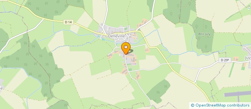 localisation de l'entreprise CHRIS IMMO  OELLEVILLE