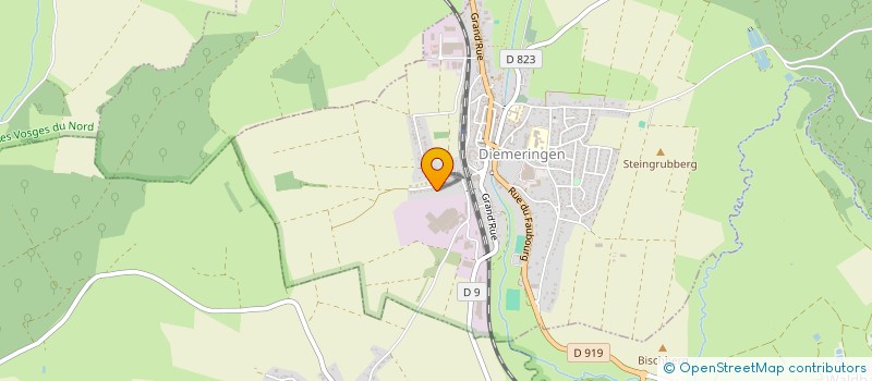 localisation de l'entreprise CHRIS-INF  DIEMERINGEN