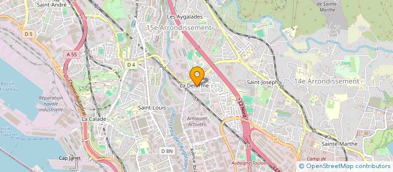 localisation de l'entreprise CHRIS INVEST à MARSEILLE