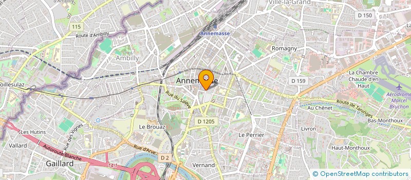 localisation de l'entreprise CHRIS & KRIS à ANNEMASSE