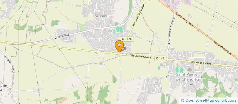 localisation de l'entreprise CHRIS.LAB&CO  TOUSSIEU