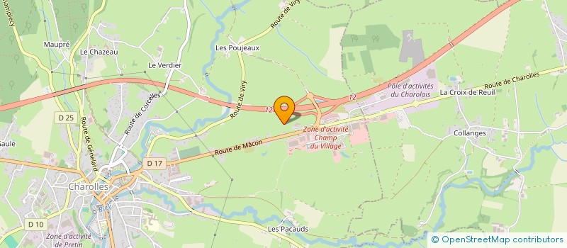 localisation de l'entreprise CHRIS LOCATION  VENDENESSE-LES-CHAROLLES