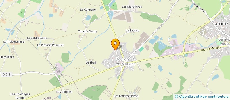 localisation de l'entreprise CHRIS MAG  MAUGES-SUR-LOIRE