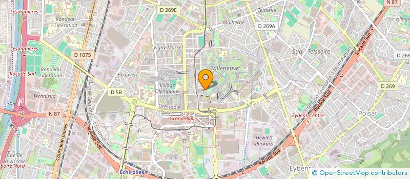 localisation de l'entreprise CHRIS-PAT SERVICE  GRENOBLE