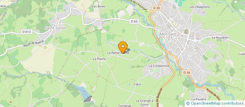 localisation de l'entreprise CHRIS PATISS'  MORNANT