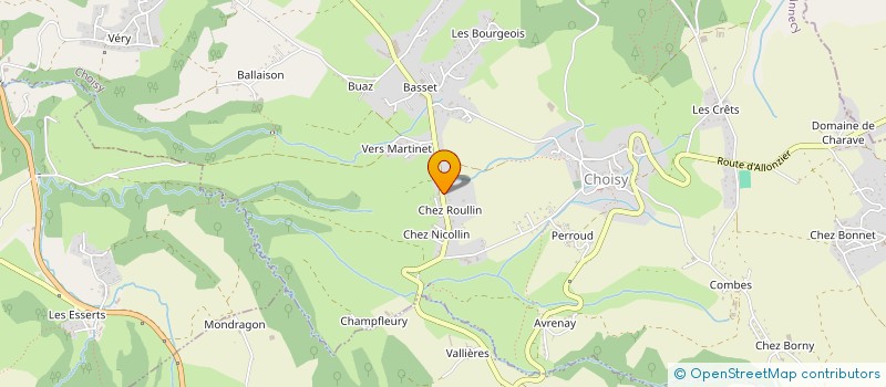 localisation de l'entreprise CHRIS PLOMBERIE  CHOISY