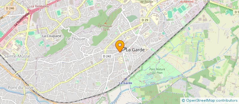 localisation de l'entreprise CHRIS PROTECTION à LA GARDE