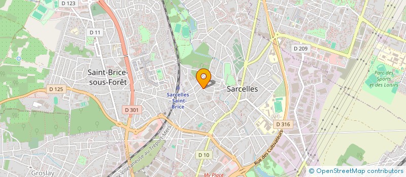 localisation de l'entreprise CHRIS PS à SARCELLES