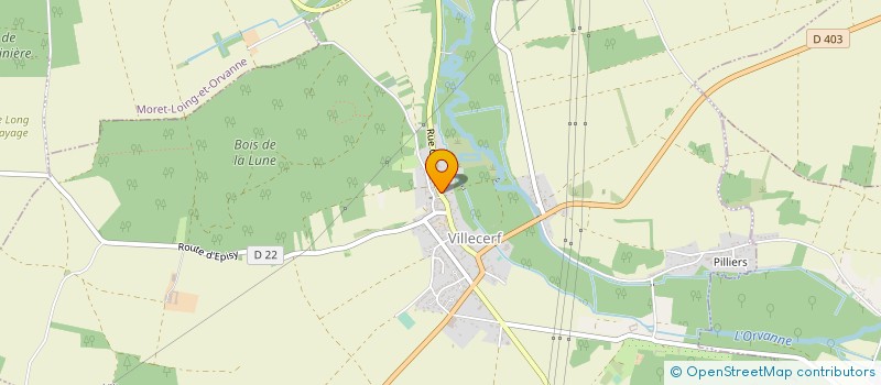 localisation de l'entreprise CHRIS RECOUVREMENT à MORET-LOING-ET-ORVANNE