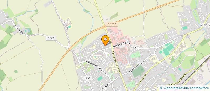 localisation de l'entreprise CHRIS.RENOVE02  CHAUNY